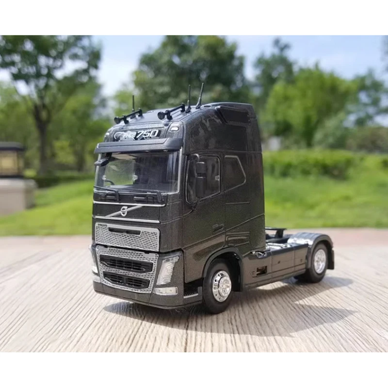 Modèle de véhicule d'ingénierie moulé sous pression, tête de remorquage de tracteur, camion de transport, alliage, simulation finie, cadeau de collection, échelle 1:50, FH16 750