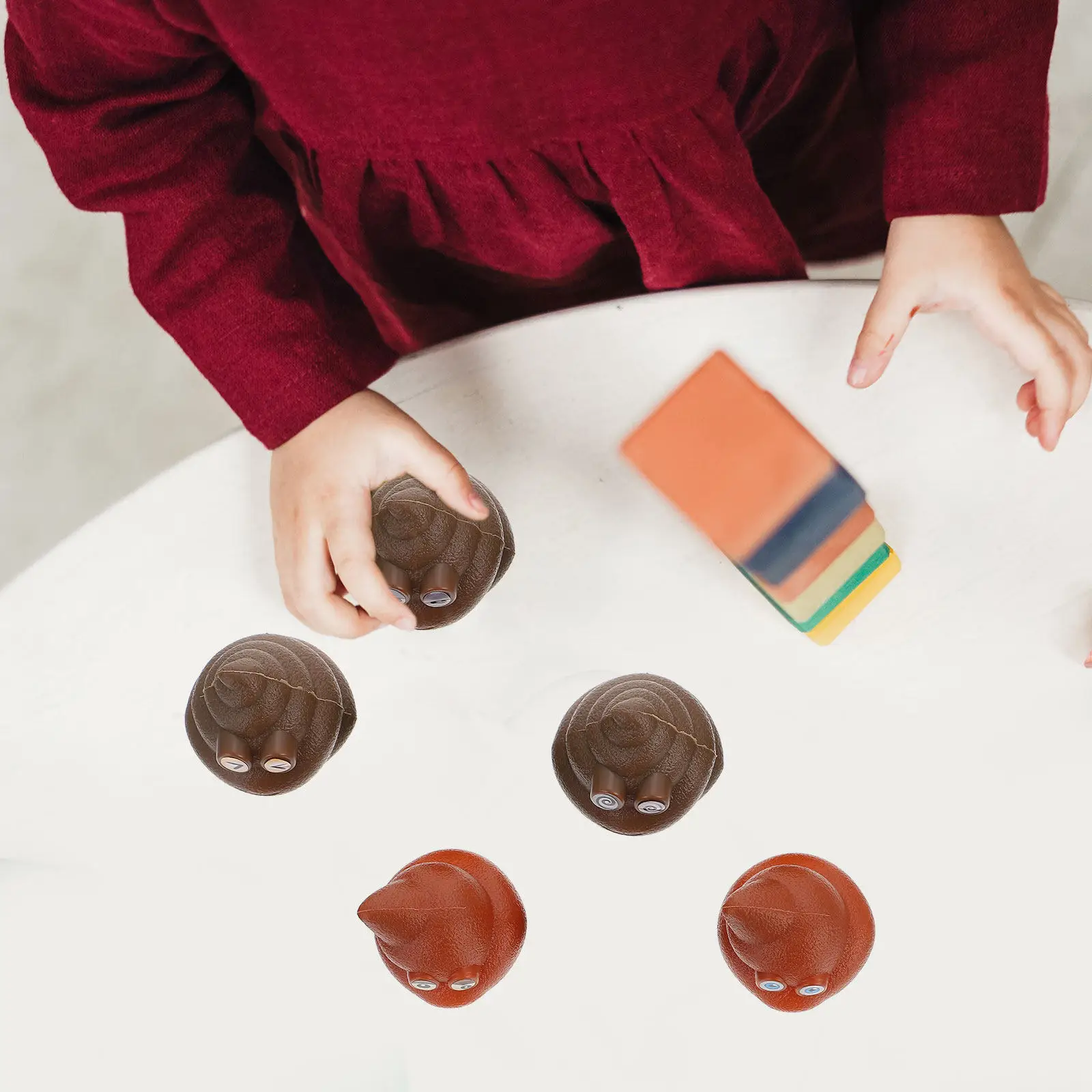 

40Pcs Overhead Tossing Poo Plaything for Children's Party Games Develops Motor Skills Keeps Kids Engaged Away from Screens