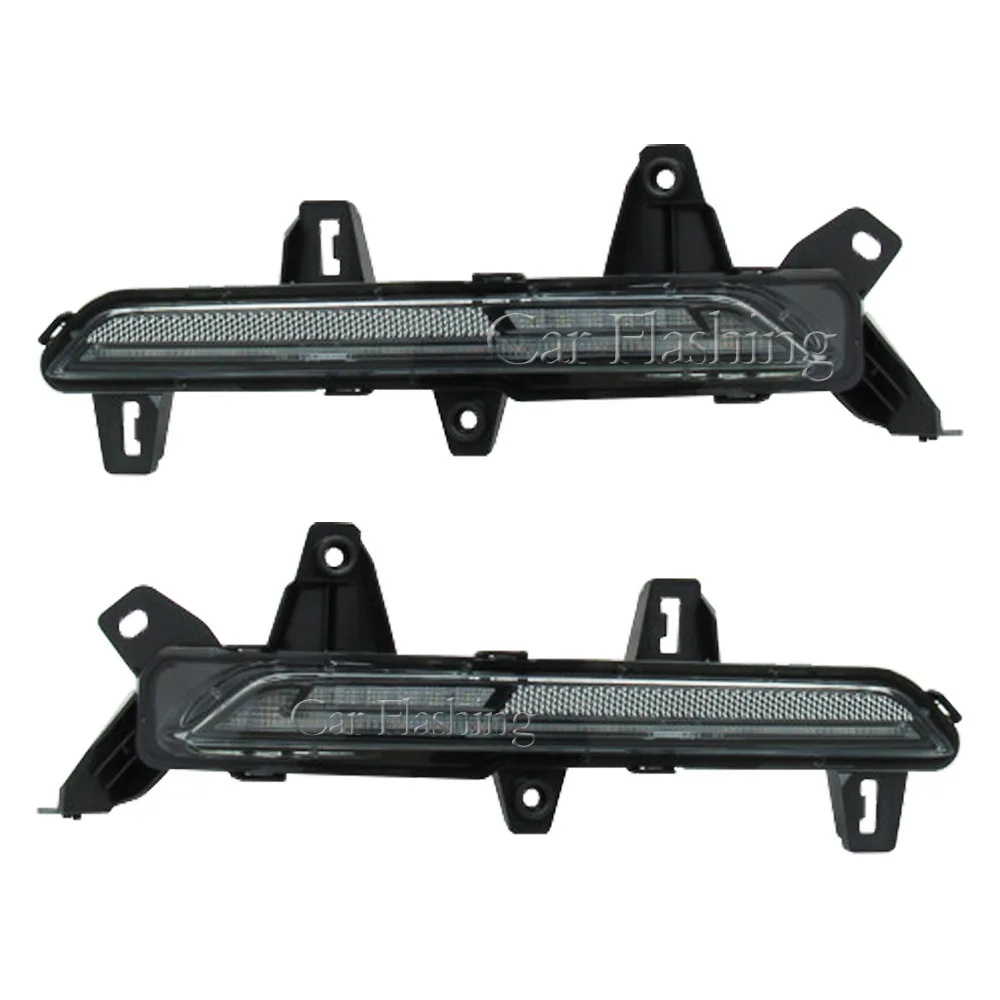 Para modelos Hyundai 20-23 Sonata, incluidos luces de parachoques trasero, luces antiniebla traseras LED, luces de flujo de agua de freno