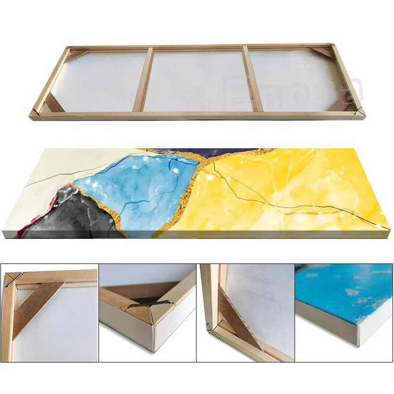 

1 set of DIY photo frame 150x50cm 180x60cm Picture Frame Solid Wood Canvas Frame For Gallery Painting Or Poster Installation
