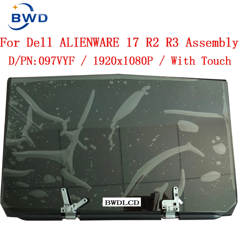 

97VYF 097VYF For Dell Alienware 17 R2 17 R3 17R2 17 R3 With Touch Screen LCD Display Assembly 17.3 inch Complete Assembly FHD