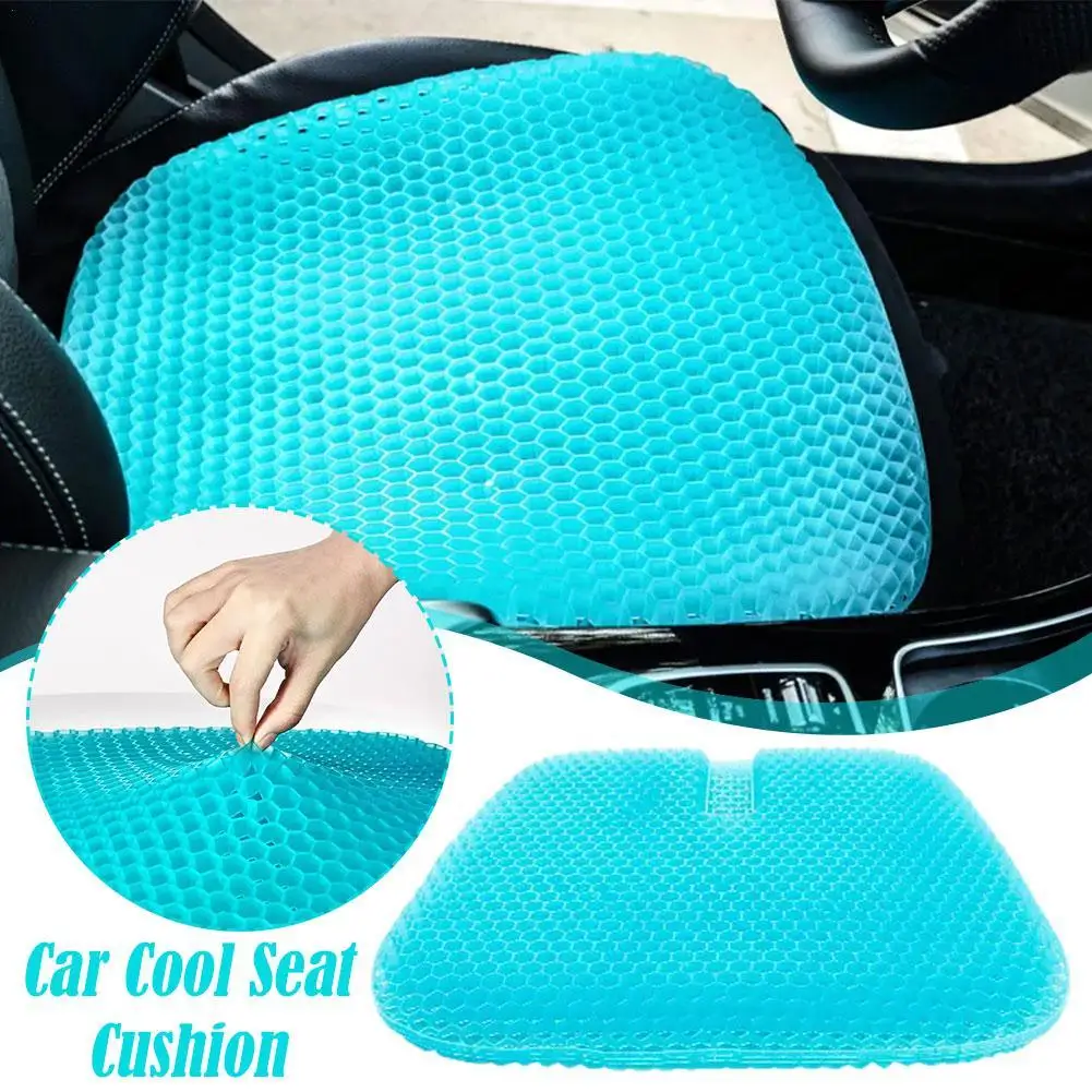 Summer Ice Cushion Japanese Honeycomb Gel Cushion Office Sedentary Silicone Butt Cushion Car Cool Seat Cushion