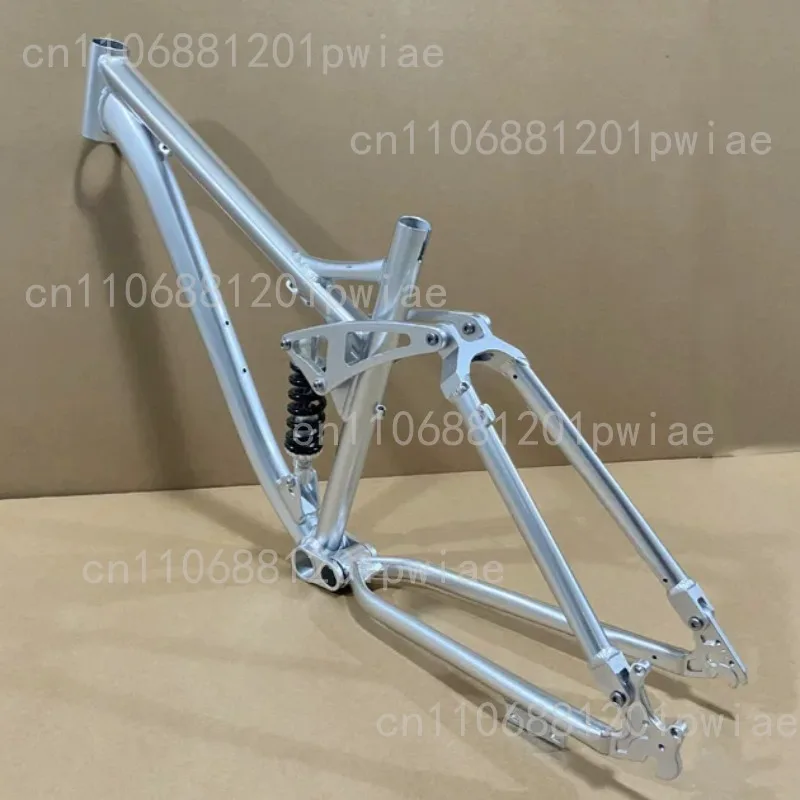 26-inch Mountain Bike Aluminum Alloy Suspension Frame, Disc Brake Model with Hydraulic Disc Brakes and Quick-Release Axle