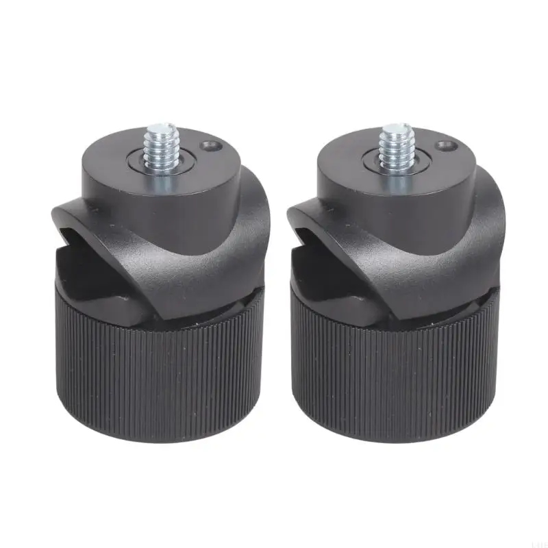 L41E 2Pcs Plastic Extension Brackets with 1/4 Inch Thread Adjustable Screw Adapter Fit for Phone Grip Light & Camera Mount