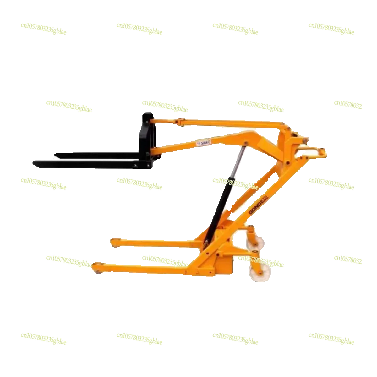 Electric Crank Arm Forklift Handling Artifact  Hydraulic Loading and Unloading Truck Portable Simple Forklift Hand Push Stacker