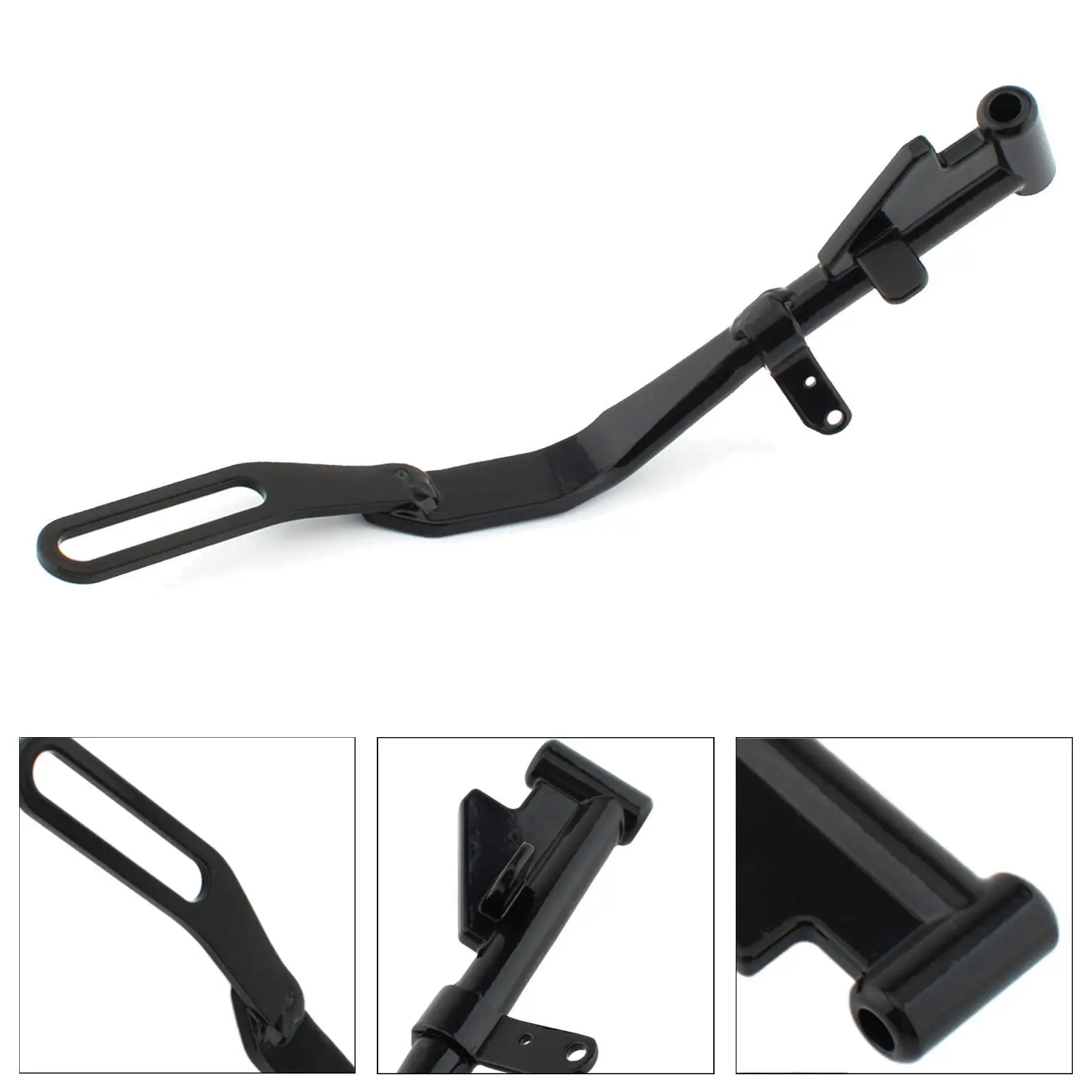 

Replacement Iron Motorcycle Kickstand Easy Install Wear Resistant Extension for XL883 XL1200 Mini Motorcycle