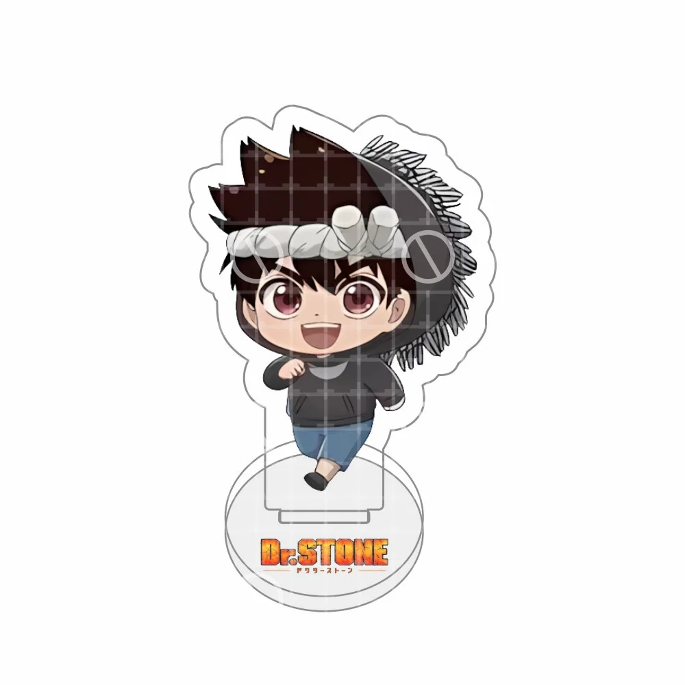 Anime Dr Stone Ishigami Senkuu Dr.xeno Snyder 10cm Acrylic Stand keychains Goods Collection Desk Decoration Ornament Gift