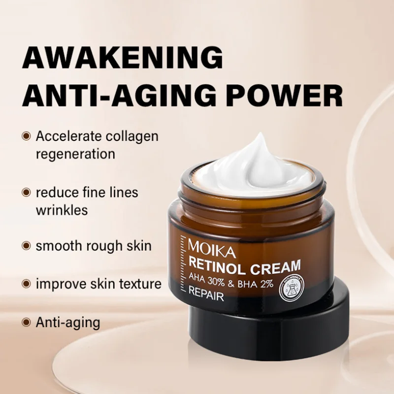 Men Anti-aging Wrinkle Face Cream Retinol Cream for Men Firming Moisturizing Retinol Face Cream Anti-aging Facial Treatment 30g