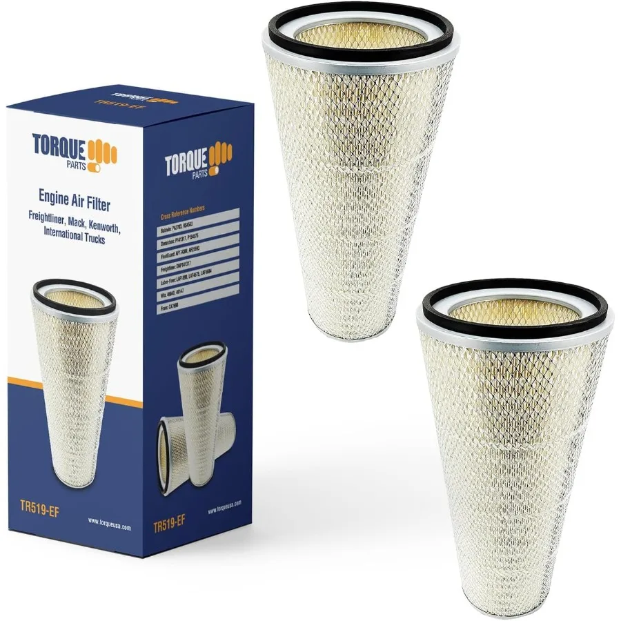 

Engine Air Filter Compatible with Select Freightliner FLD 112 120 Classic Semi Trucks Accessories Parts Replaces AF1743M PA2703