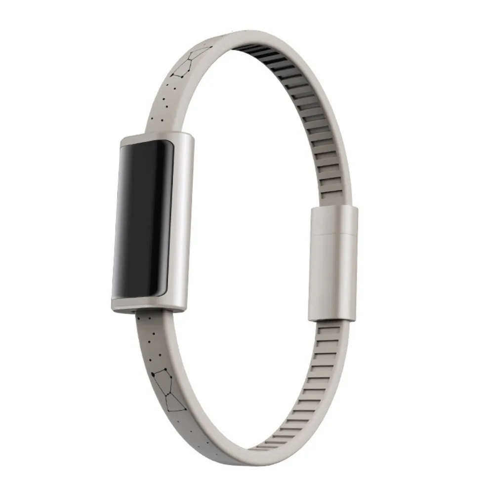 Fashionable and Casual Anti-static Wristband with Intelligent Chip for Outdoor Sports Wireless Silicone Adjustable Bracelet
