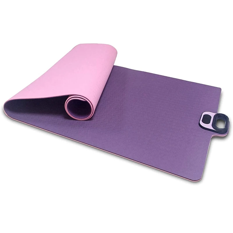 

Yoga Mat With Phone Stand And Countdown Timer, Premium 1/4Inch Thick Fitness & Exercise Mat For Yoga, Pilates