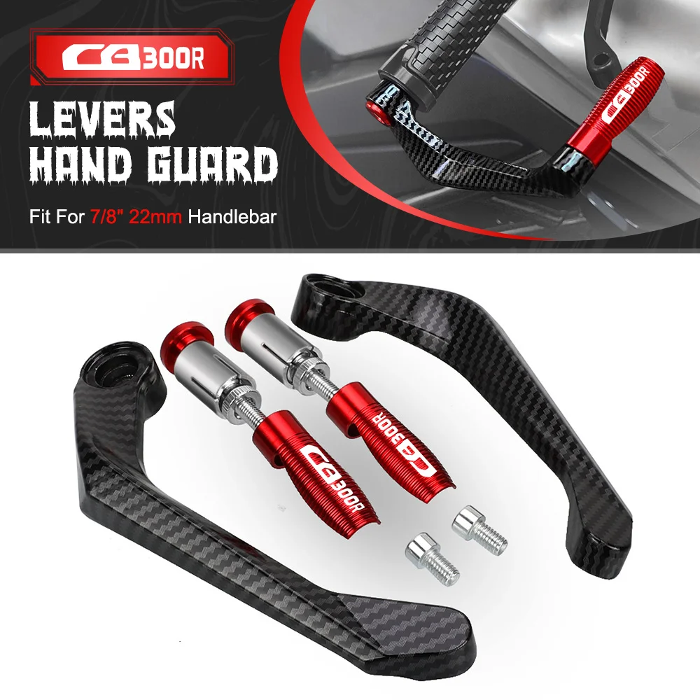 

Motorcycle Handlebar Brake Clutch Lever Hand Guard Protector Kit Motorcycle CNC FOR HONDA CB300R CB 300R CBR300 2012-2024 2023