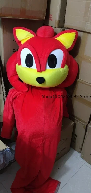 Cosplay Anime Hedgehog Mascot Costumer Cartoon Character Fursuit Party Costumer Halloween Outfit Attractive Fancy Dress Mascotte