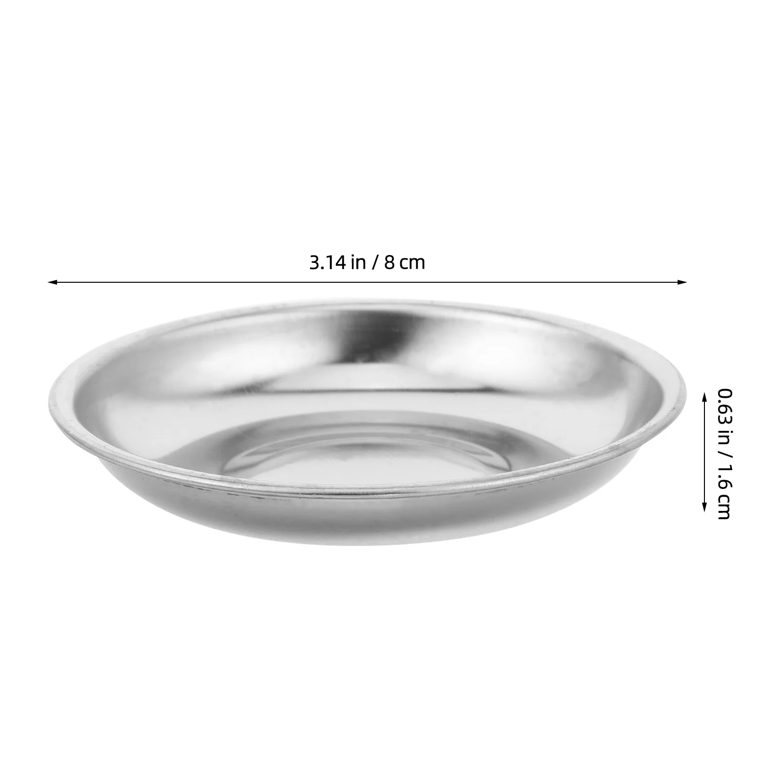 10 قطعة الفولاذ المقاوم للصدأ الدخان بيليه لوحة 8 سنتيمتر مقاومة للحرارة المؤثرات الخاصة صينية للتصوير الفوتوغرافي إنتاج الفيلم تصرح الدعامة #3