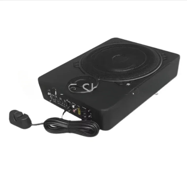 

600W Slim Under-Seat Car Subwoofer Audio Amplifier Powered Car Speakers Truck Sub w/ Amp Kit Speaker 8"