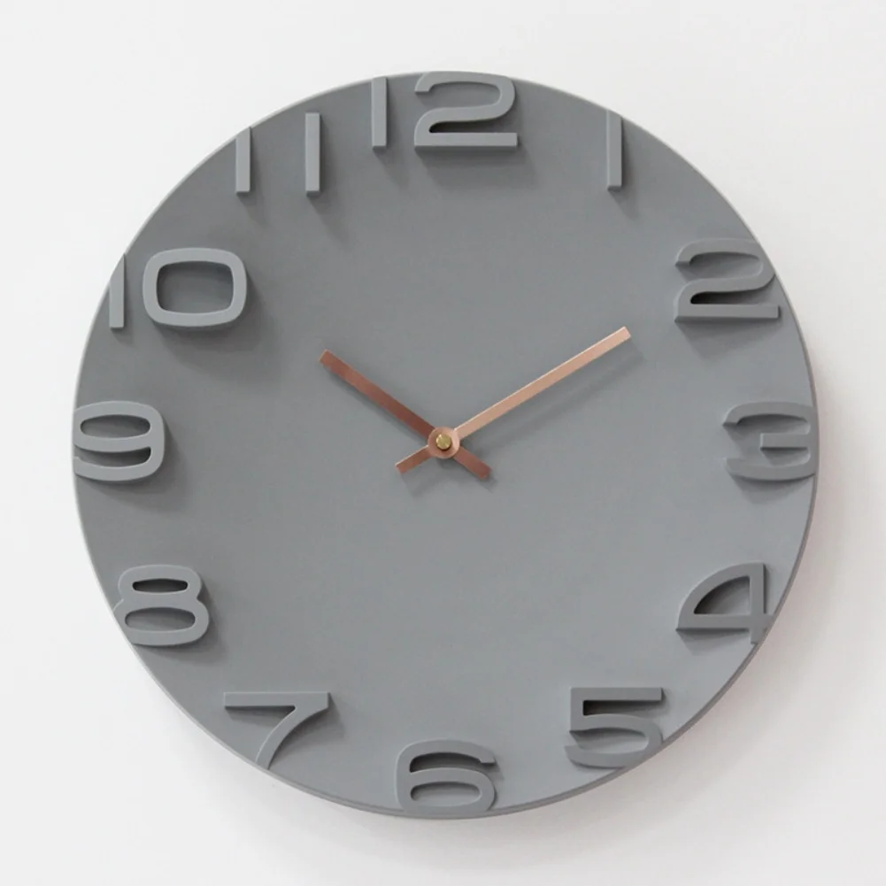 Home Aesthetic Digital Clock Modern Design Wall Clock Easy Mounting Process Elegant Appearance Home Office Decor