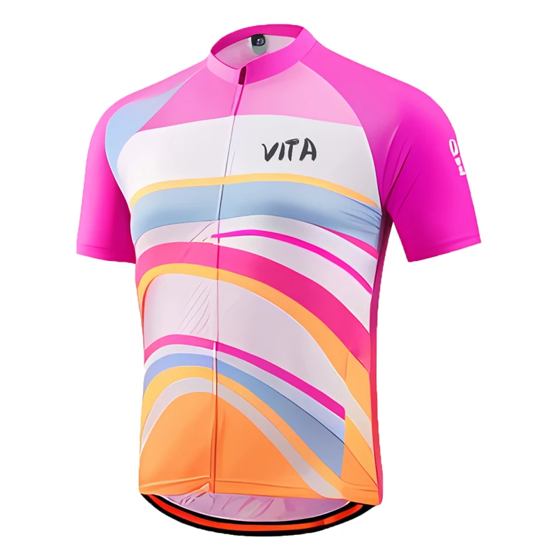 2023 VITA Cycling Jersey MTB Mountain Bike Downhill Maillot Fox Motorcycle Cross Country Race Men's Mountain Bike Cycling Suit