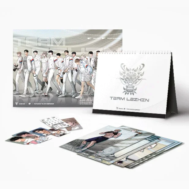 IN stock Lezhin 2024-2026 calendar set Season's Greetings Team