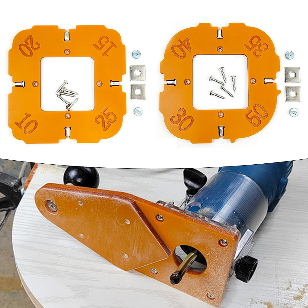 Wood Panel Radiu QuickJig Router Table Bit Jig Corner Template Woodworking Tool Achieve Perfect Rounded Corners