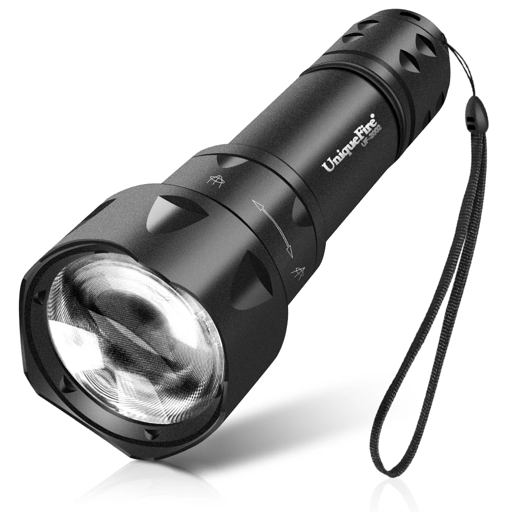 UniqueFire 2002 T20B Powerful LED Vcsel 940NM 850NM Hunter Flashlight Zoom Fresnel Lens illuminator Night Vision Torch Max.1000M