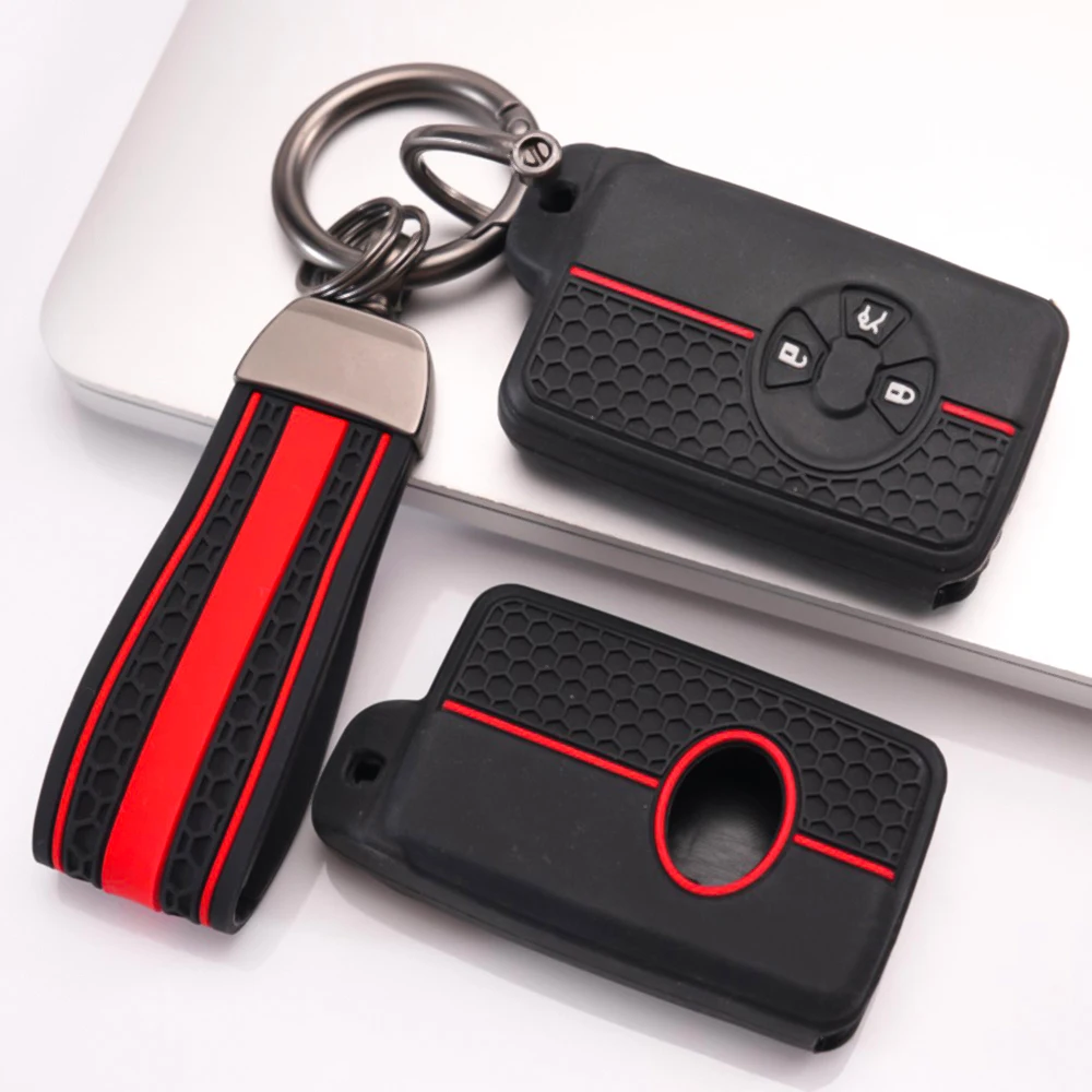 Remote Key Protector With Chain For Toyota RAV4 Camry Prius Alphard Vellfire Estima Auris Premio Highlander Prado Crown Premium