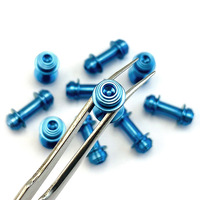 1/2/5/10pcs Titanium alloy Pocket Knife Axis Shaft Lock Screws Accessories For Bugout 551 Folding Pocket Knife DIY Repair part