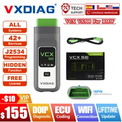 VXDIAG VCX SE VX508 for BMW Car OBD2 Scanner VCX SE for BMW OEM DoIP Diagnostic Tool ECU Coding J2534 ECU Programming