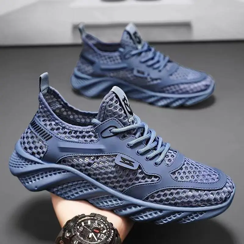 

Men's Summer Sport oes Hollow Me Qui Dry Outdoor Climbing Water oes Low Top Canvas oes with Laces Pure Color