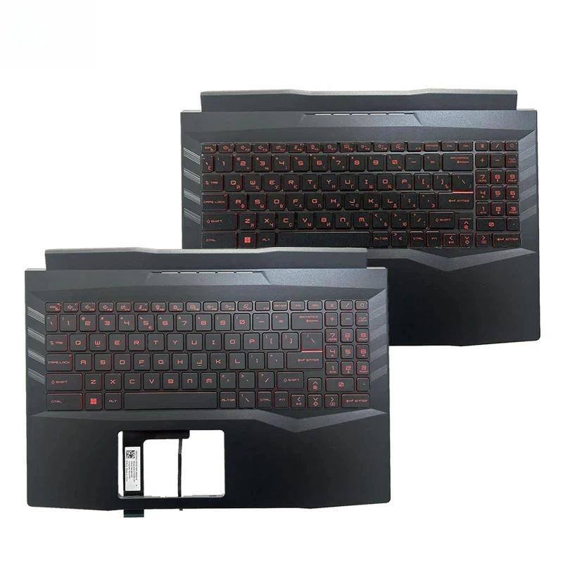 For MS GL66 MS-1581 1582 Laptop palm rest keyboard upper cover top case backlight 307581C221