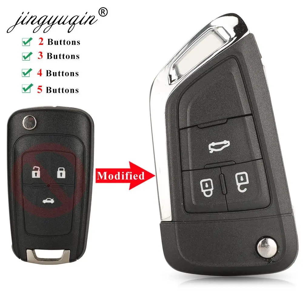 

Upgrade Flip Remote Key Shell For Chevrolet Cruze Epica Camaro Impala Malibu Orlando Aveo Trax Equinox Modified Fob Housing