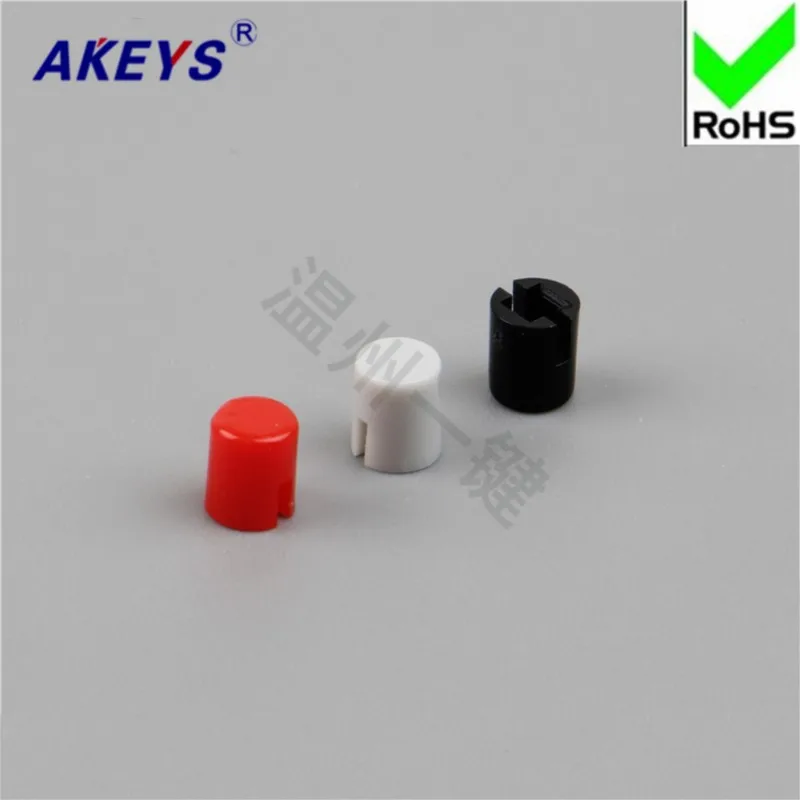 100 PCS A30 button cap/yellow red blue white black grey with 7*7/8*8/8.5 self-locking hat 7*7 switch self-locking 8*