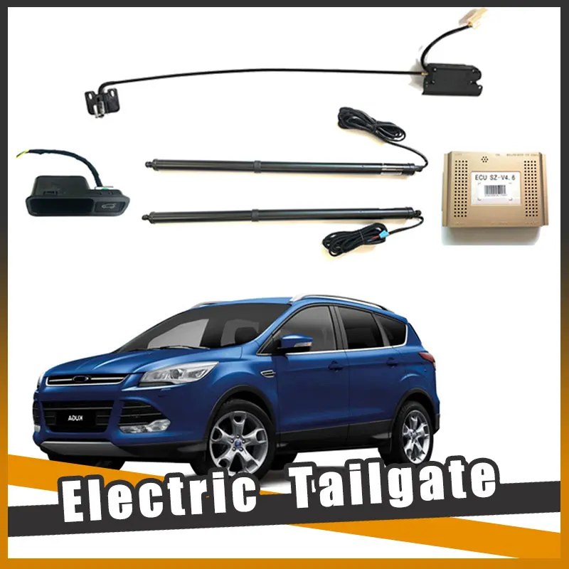 Elevador de maletero eléctrico de coche para Ford Kuga 2012-2024, escotilla eléctrica, puntal de puerta trasera, actuador de puerta trasera automática