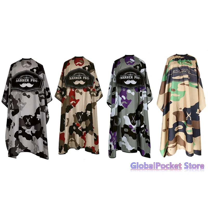 [TG823]Barber Cloth  Pattern Hairdresser Apron Hair Cutting Gown Pro Salon