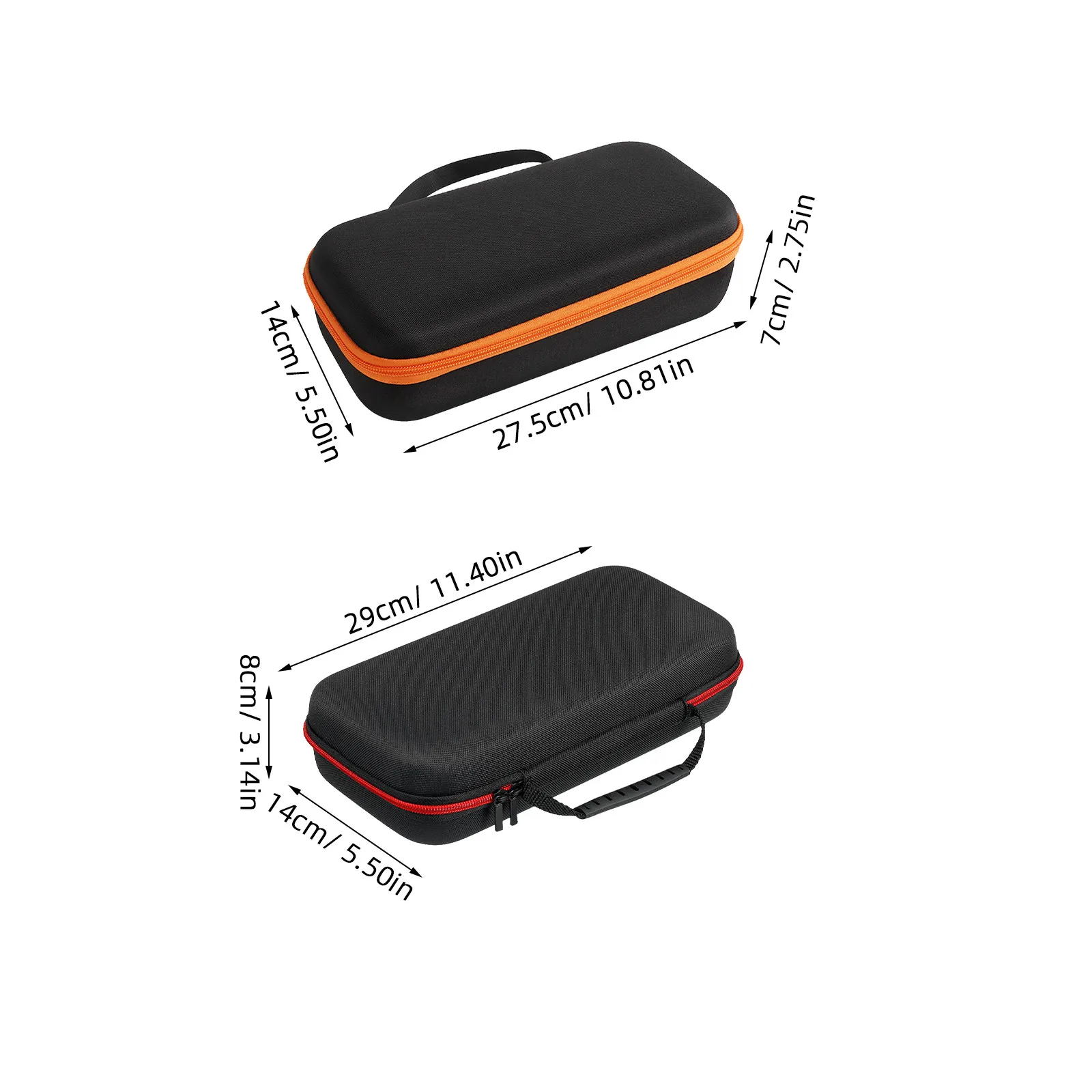 3Pcs Microphone Storage Case Eva Hard Carrying Mic Holder Pre-Cut Sponge Protective Box for Wireless Microphones Accessories