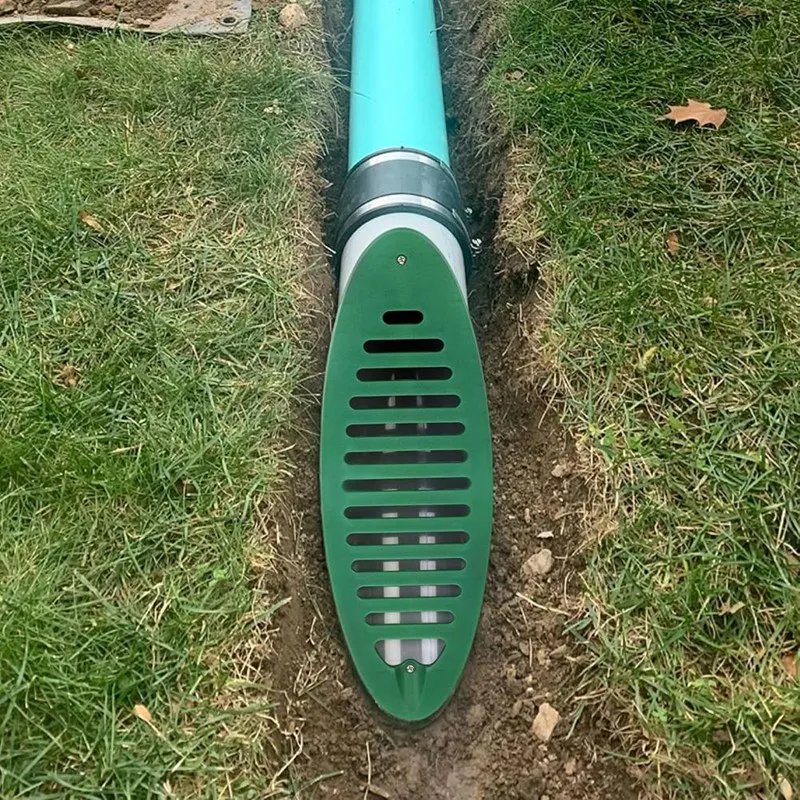 4Inch Angled Drainage Grate Yard Drain, Yard Drain Emitter Drainage Pipe For Sump Pump Discharge & Downspout Extensions