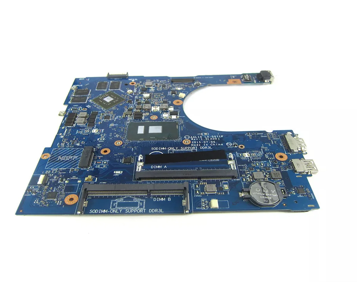 0T66WJ For Dell Laptop Inspiron 17 5459 5559 5759 Laptop Motherboard LA-D071P i5-6200U GPU 920M 2G 100% Full Tested