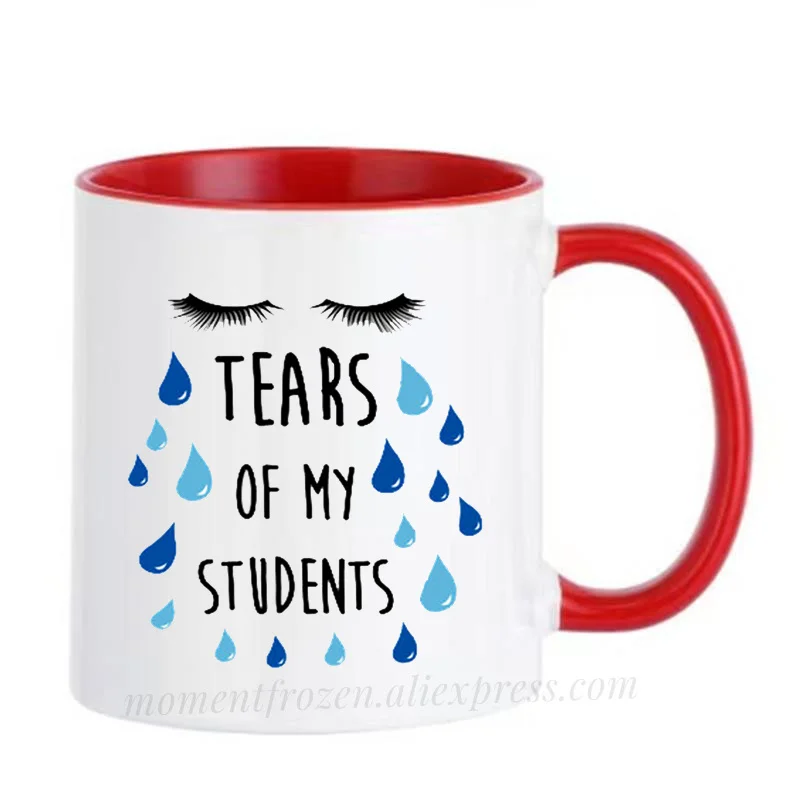 Teacher Cups Students Coffee Mugs Caffeine Cocoa Tea Mugen Friend Gifts Home Decal Tableware Coffeeware Teaware Beer Drinkware