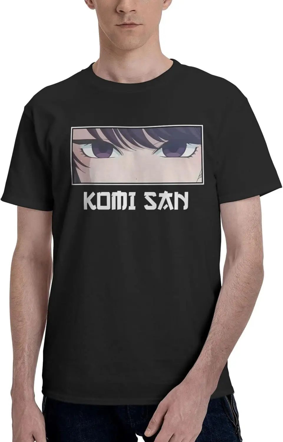 Anime Komi Can't Communicate T Shirt Mens Summer Cotton Tee Comfort O-Neck Short Sleeve Tee