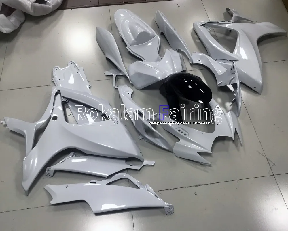 

For Suzuki K6 GSX-R600 GSX-R750 06 07 GSXR600 GSXR750 2006 2007 White Sportbike Aftermarket Fairing (Injection molding)