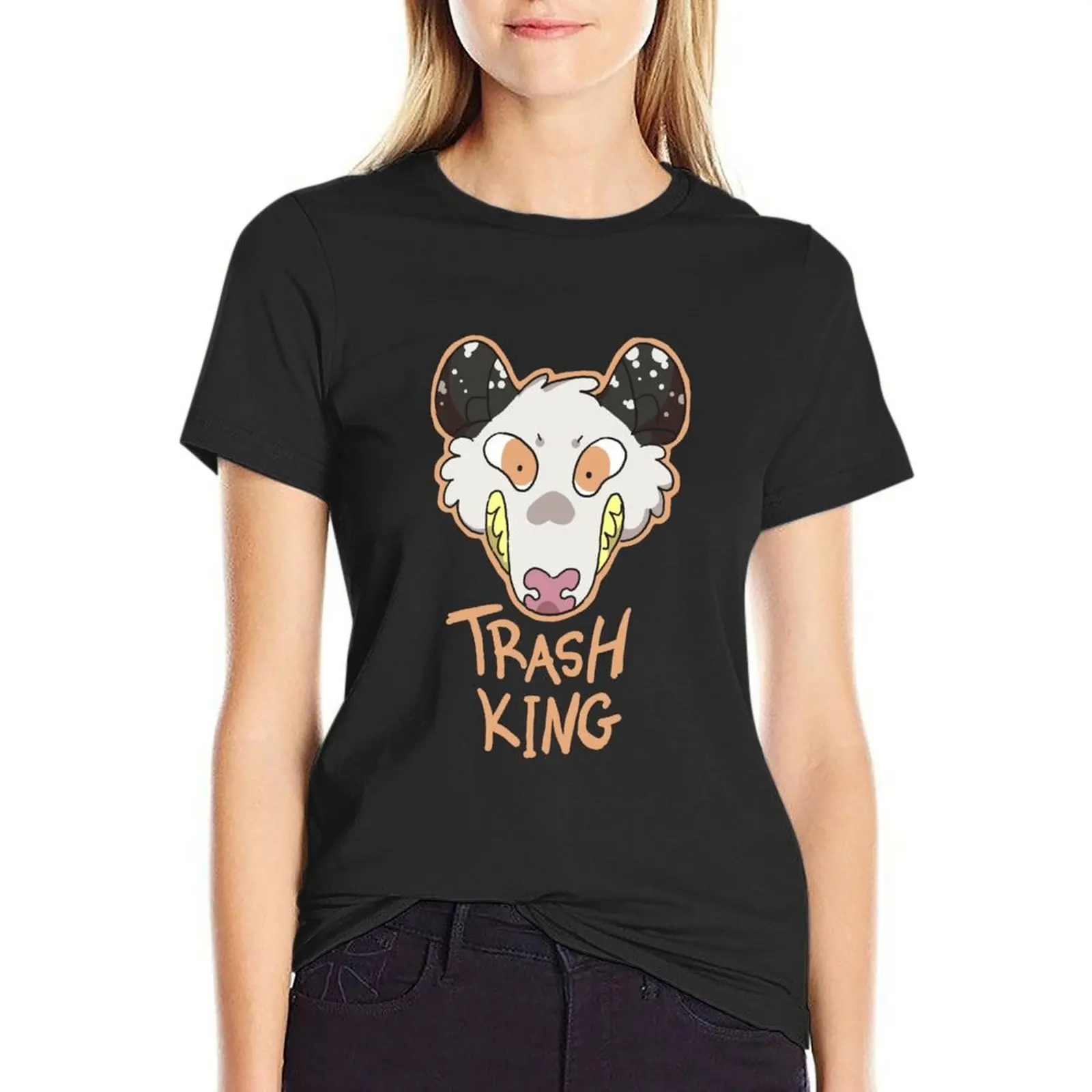 

Trash King T-shirt korean fashion tops t shirt dress Women