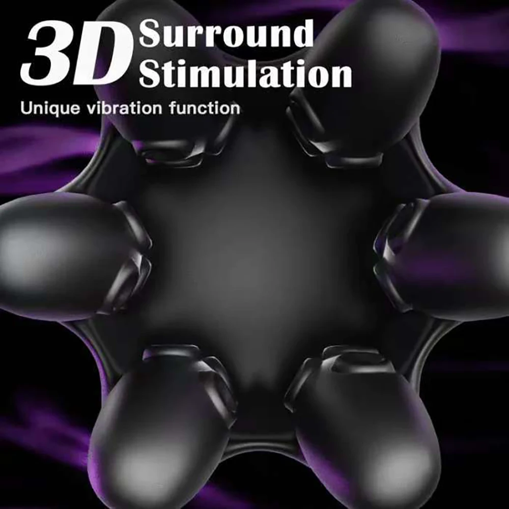 2-in-1 Vibrating Dildo Vagina Anal Butt Plug Vibrator Glans Stimulator Massager Sex Toys G-Spot Sex Toy For Women Men and Couple view 3
