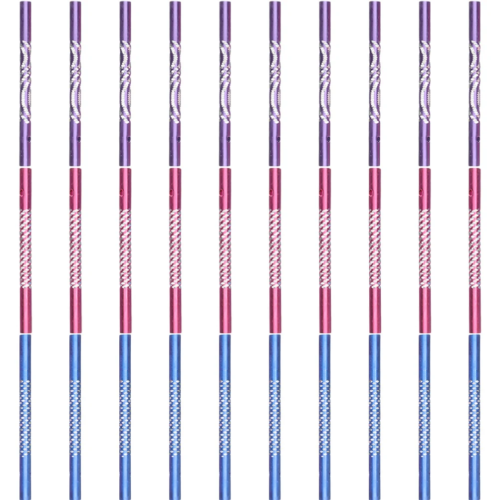 

30pcs Wind Chime Tubes DIY Handmade Materials for Kids Creative Home Decoration Aluminum Pipe Pink Colors