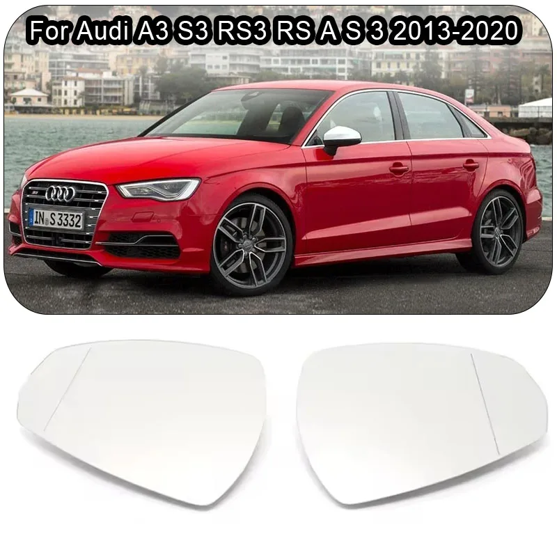 

Автомобильное стекло с подогревом, широкоугольное стекло заднего вида для Audi A3 S3 RS3 RS A S 3 2013-2020, замена линз заднего вида