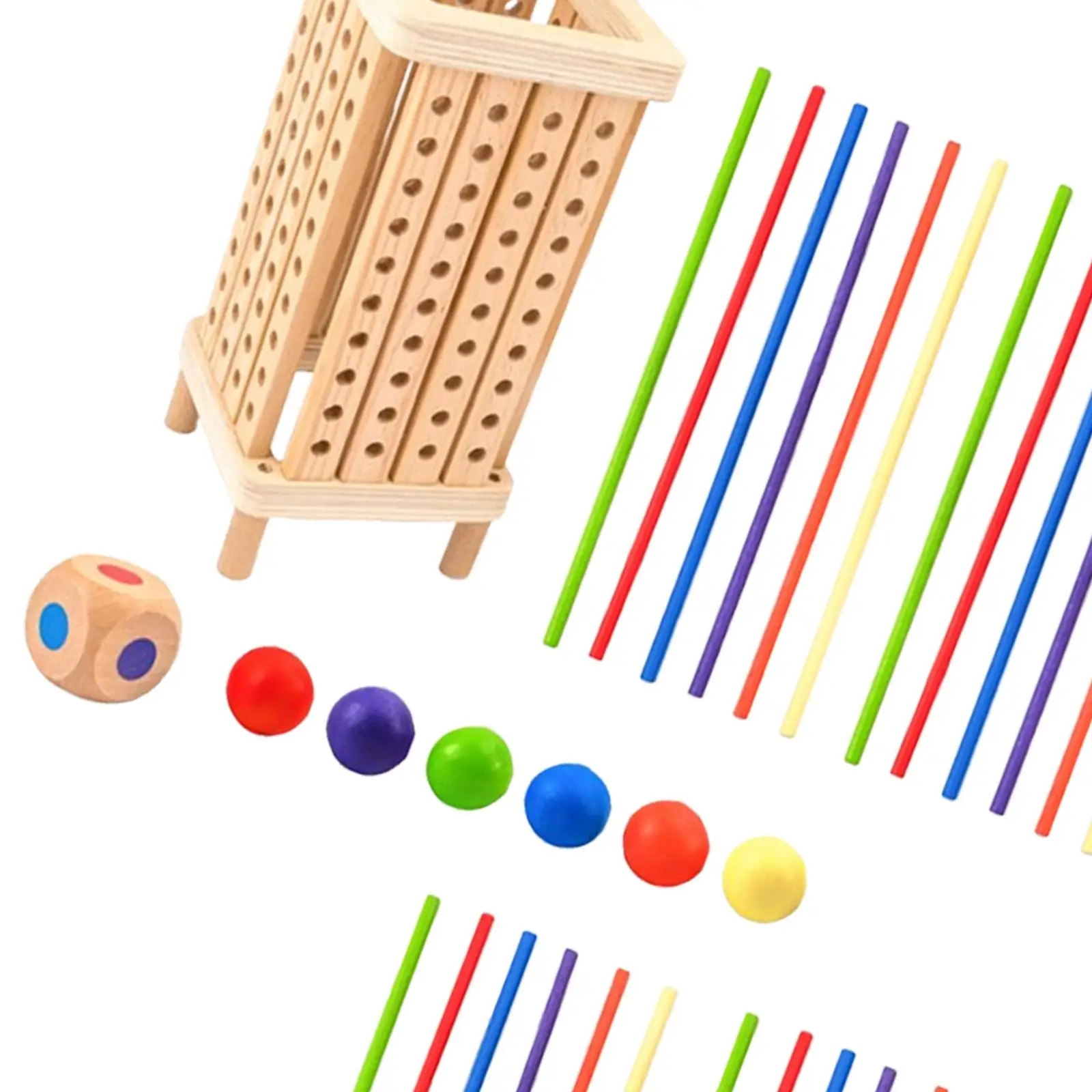 Gioco di interazione da tavolo giocattolo con bastoncino per bambini, giocattolo in legno per l'educazione della prima infanzia,