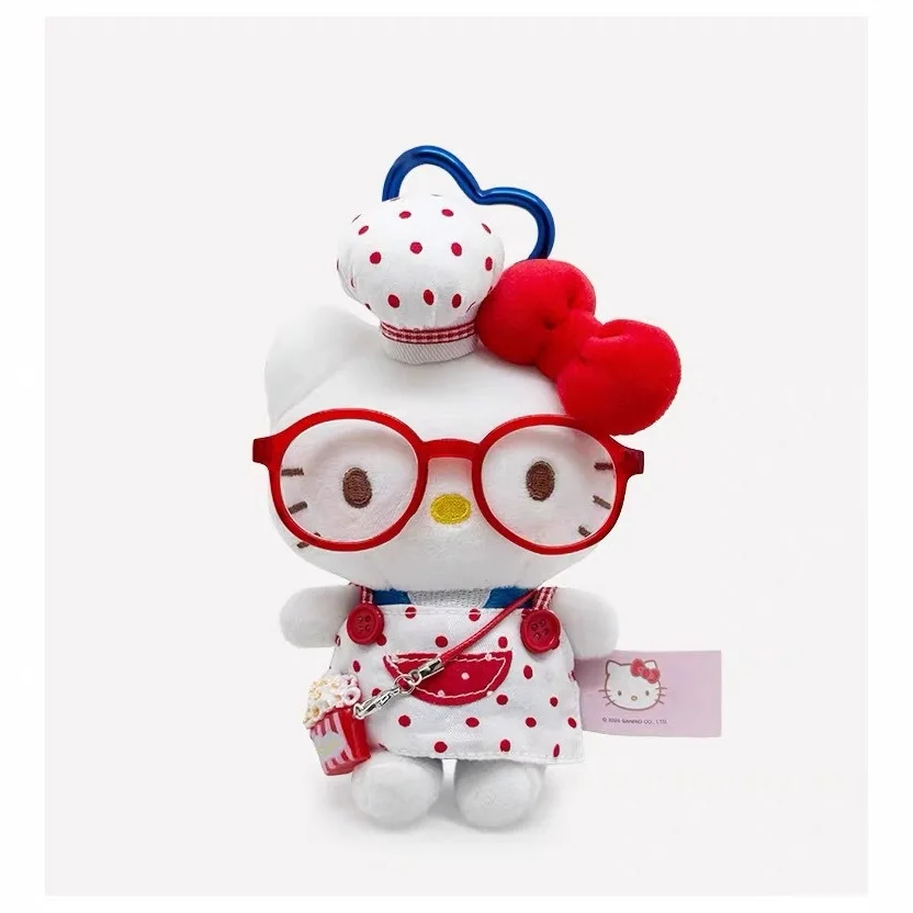 

Pendant doll, Kitty cat, popcorn, backpack pendant, dress-up doll, small gift