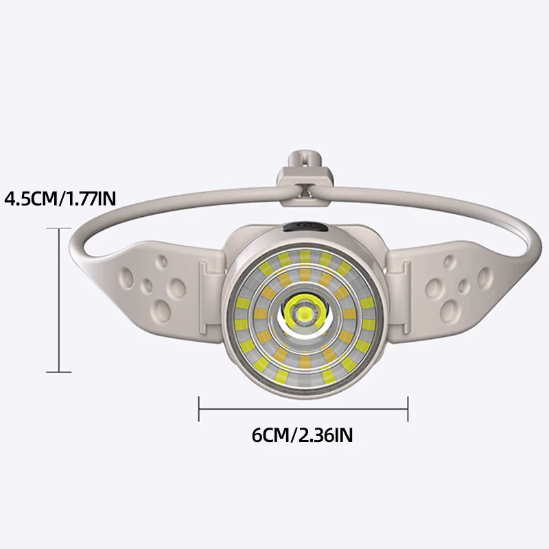 Rechargeable LED Headlamp Powerful Head Flashlight Headlight For Fishing Camping Hiking Mini LED Light