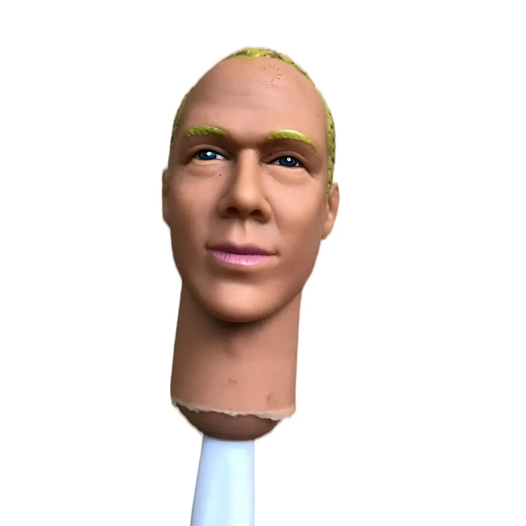 Teste di bambola maschile Trucco di qualità Collezione di figure di bambole Parti di bambole Uomini famosi Stelle Teste di bambola con faccia rara Accessori giocattolo fai da te