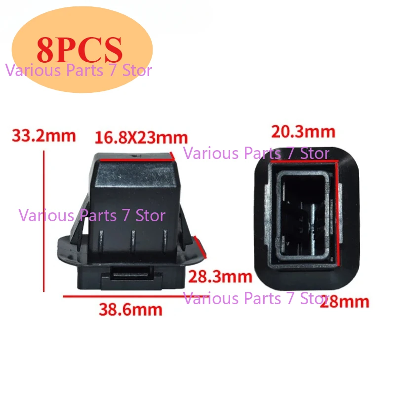 8 шт. для Jeep Renegade Compass GranCabrio зажим для крепления заднего сиденья