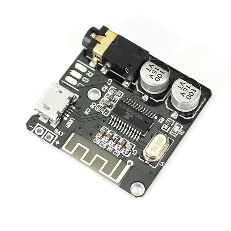 Placa receptora de Audio Bluetooth 5,0, placa decodificadora MP3 sin pérdidas, módulo de música estéreo inalámbrico, Micro USB tipo C, VHM-314