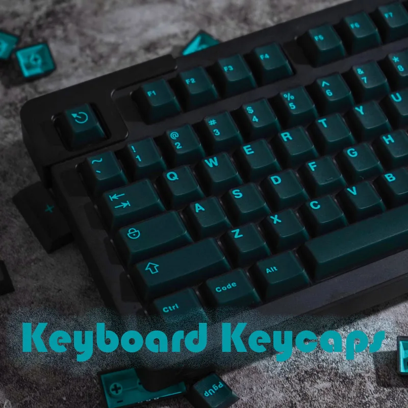 120 Keys ABS Translucent Multicolored Keycaps Custom Cherry Profile Keycaps for Mechanicl Keyboard Sublimation Keyboard Keycap